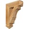 Ekena Millwork Balboa Arts & Crafts Rough Sawn Bracket, Western Red Cedar, 4"W x 16"D x 20"H BKT04X16X20BOA03RWR - alternate 1